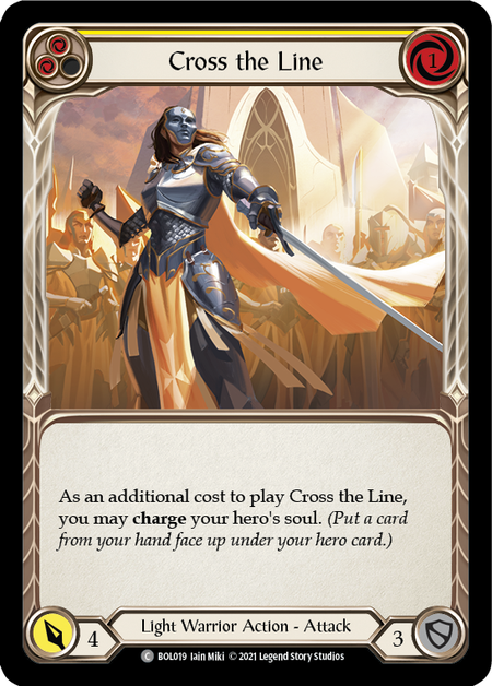 Cross the Line (Yellow)