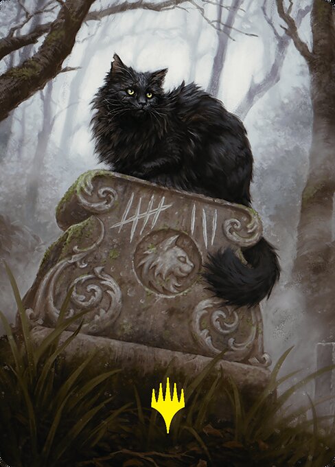 Nine-Lives Familiar Art Card