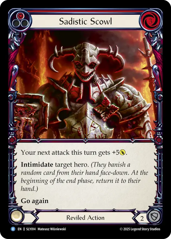 Sadistic Scowl (Red)