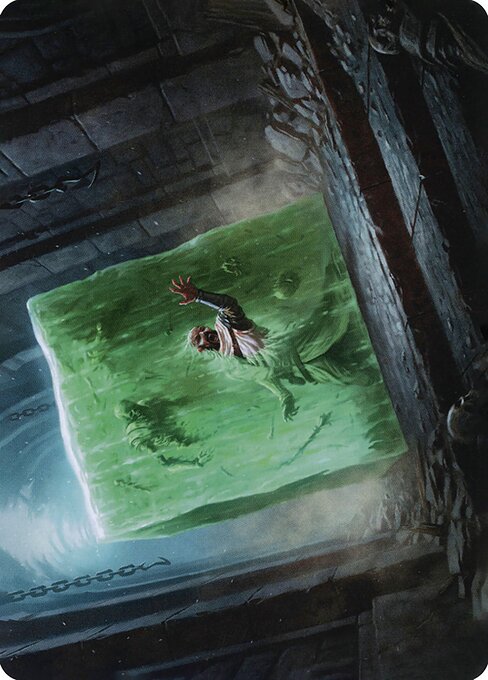 Gelatinous Cube Art Card