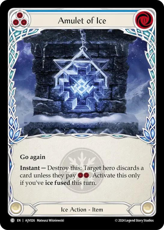 Amulet of Ice (Blue)