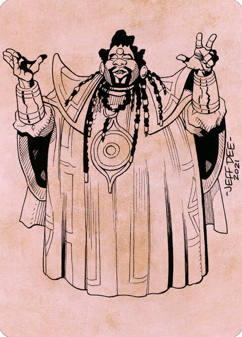 Alaundo the Seer Art Card