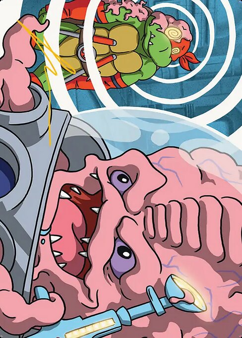 Krang, Master Mind Art Card