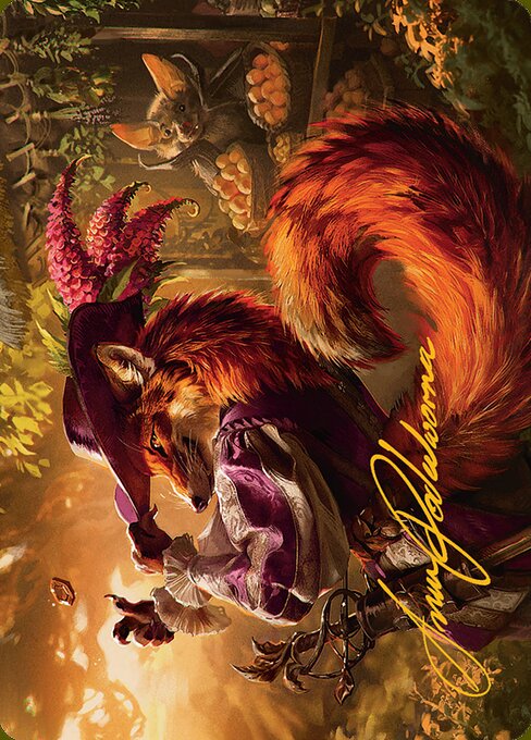 Mr. Foxglove Art Card