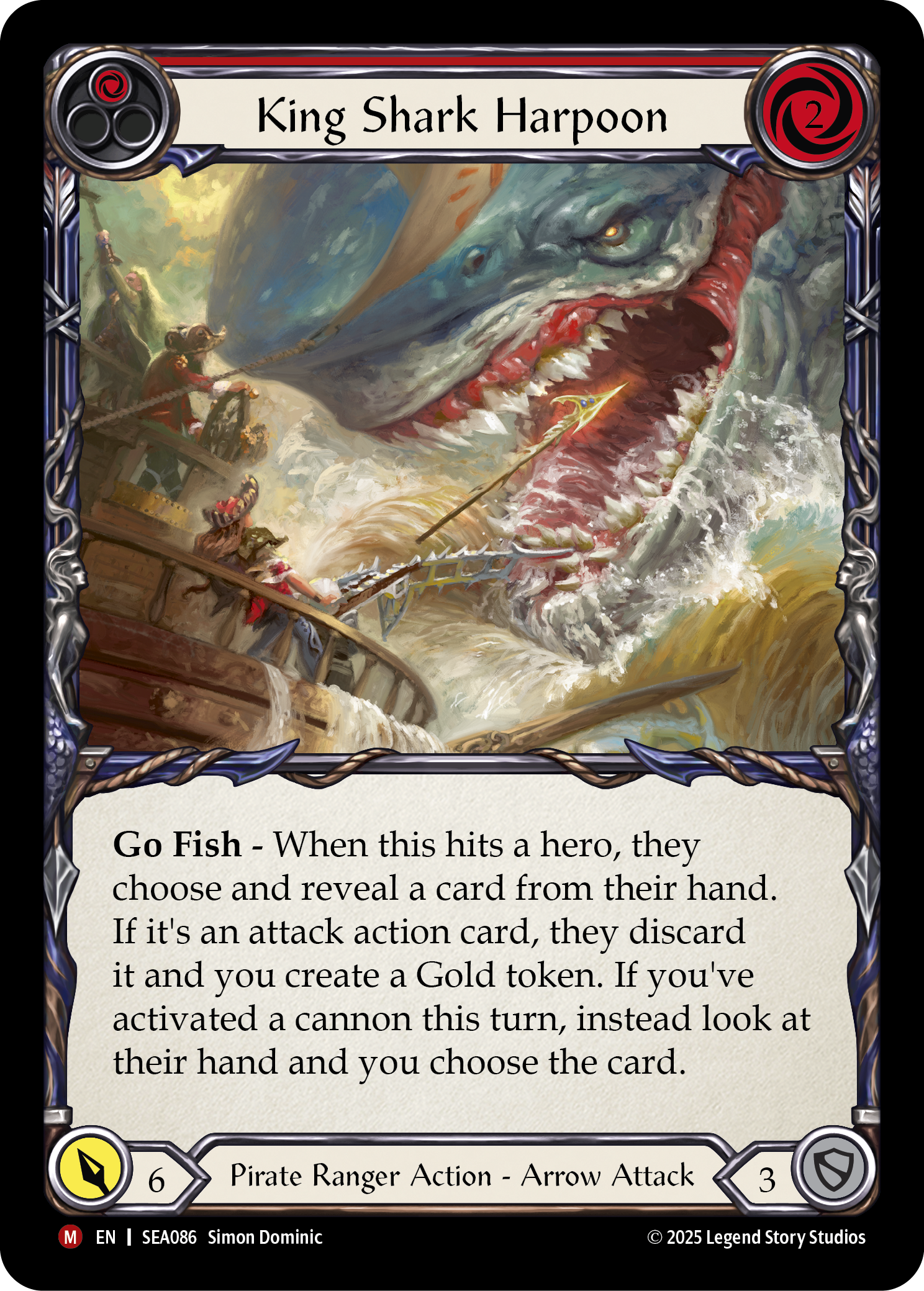 King Shark Harpoon (Red)