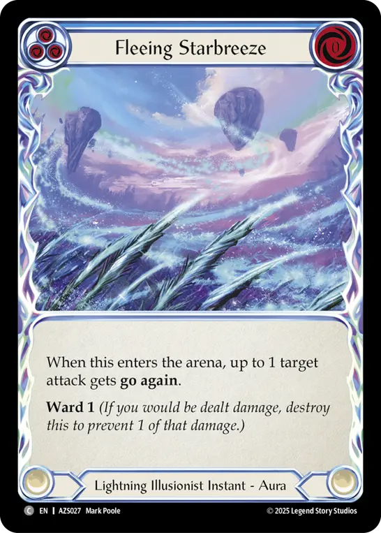 Fleeing Starbreeze (Blue)