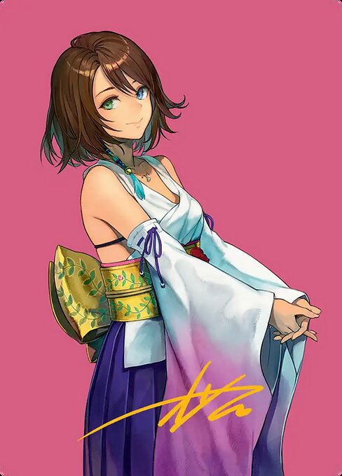 Yuna, Hope of Spira Art Card