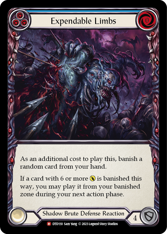 Expendable Limbs (Blue)