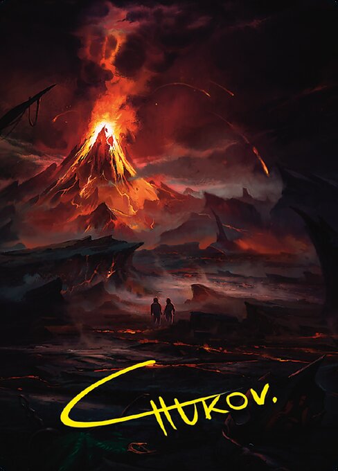 Valley of Gorgoroth Art Card