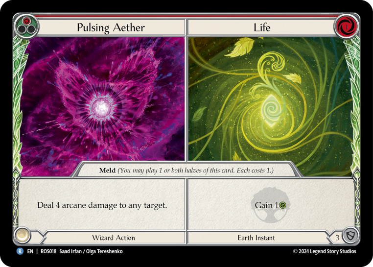 Pulsing Aether // Life (Red)