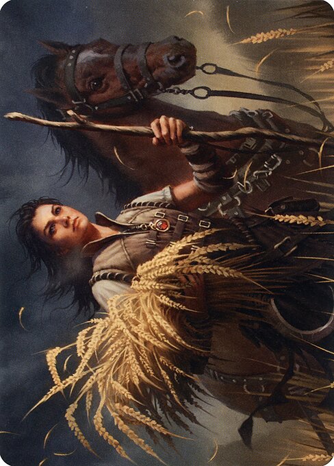 Ambitious Farmhand Art Card