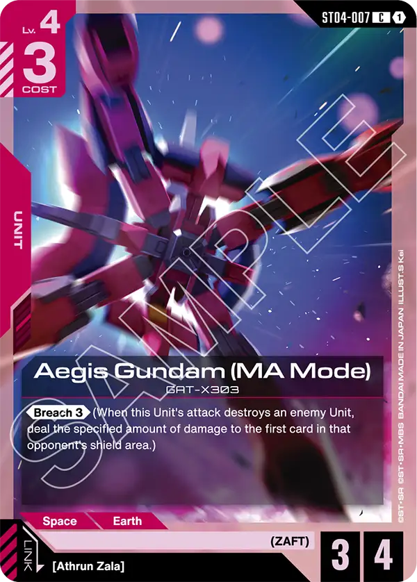 Aegis Gundam (MA Mode)