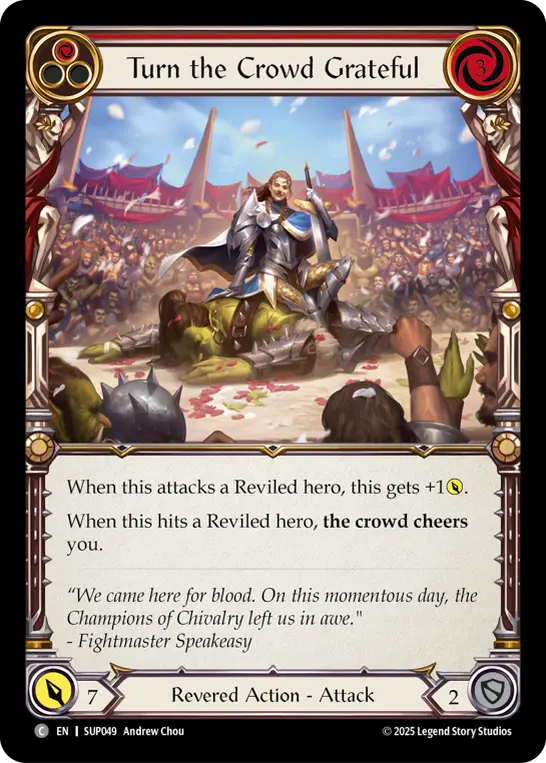 Turn the Crowd Grateful (Red)