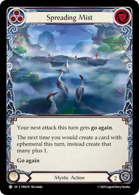 Spreading Mist (Blue)
