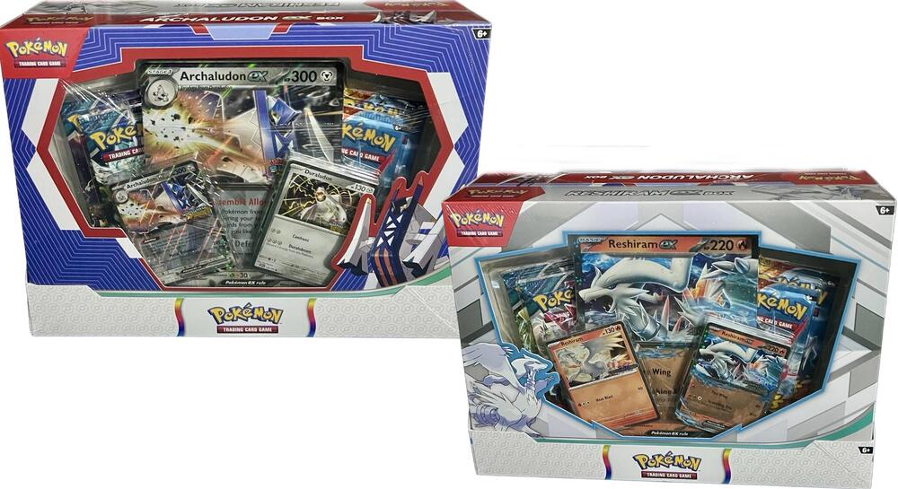 Reshiram & Archaludon ex Box [Set of 2]