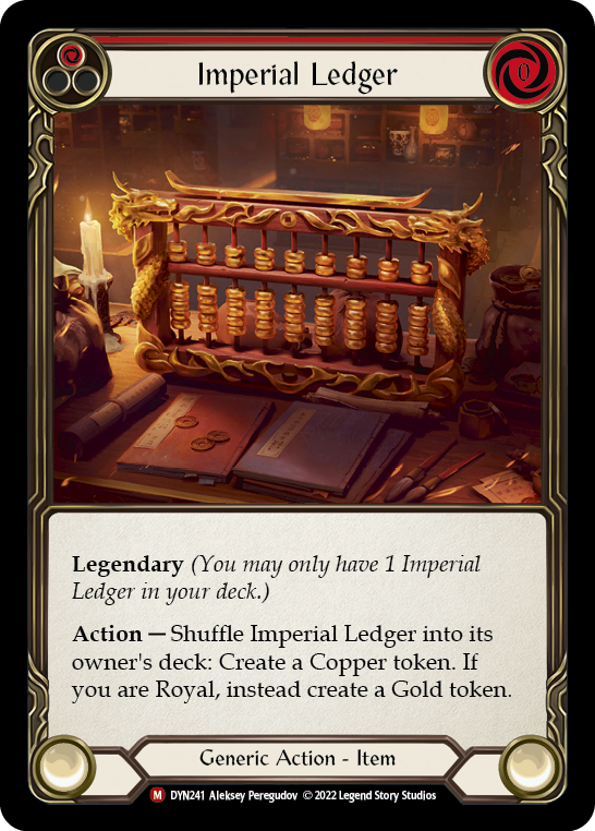 Imperial Ledger (Red)