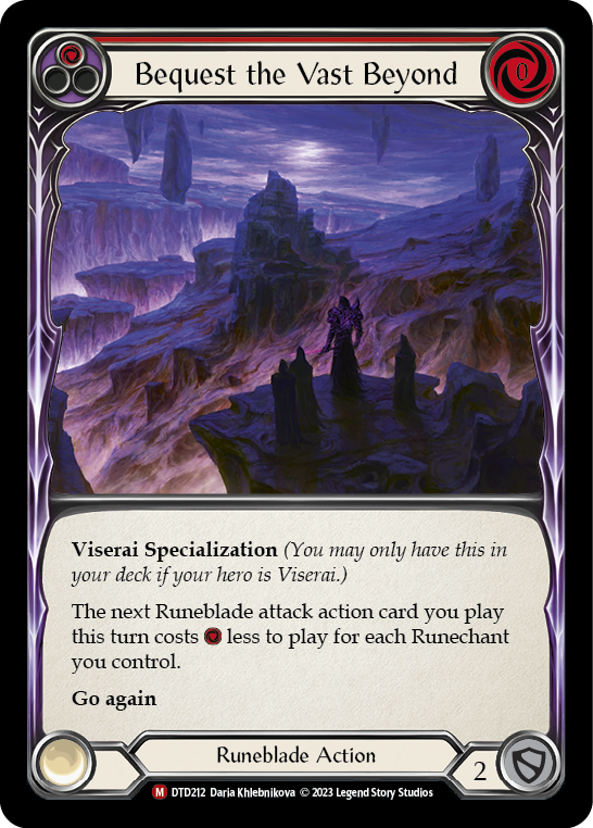 Bequest the Vast Beyond (Red)