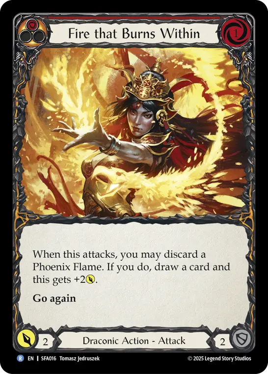 Fire that Burns Within (Red)