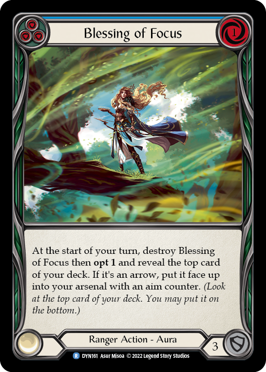 Blessing of Focus (Blue)
