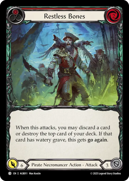 Restless Bones (Red)
