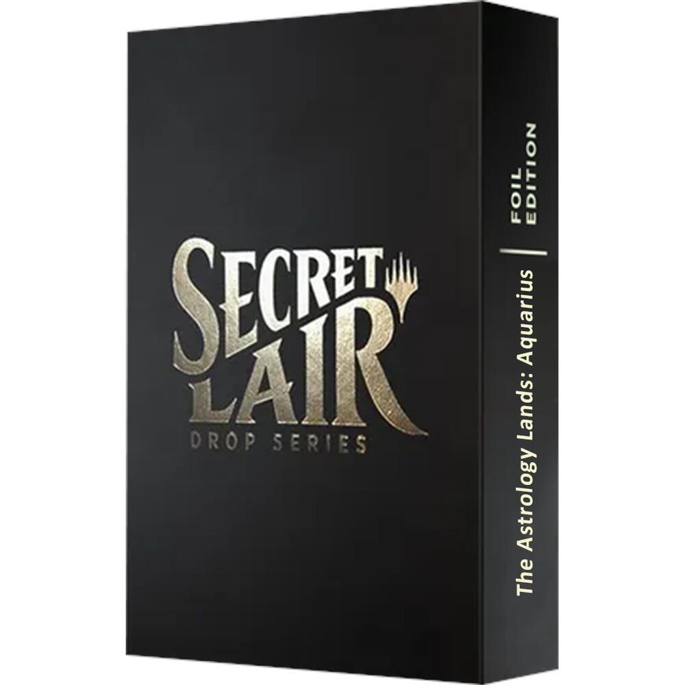 Secret Lair Drop Astrology Lands Aquarius Foil