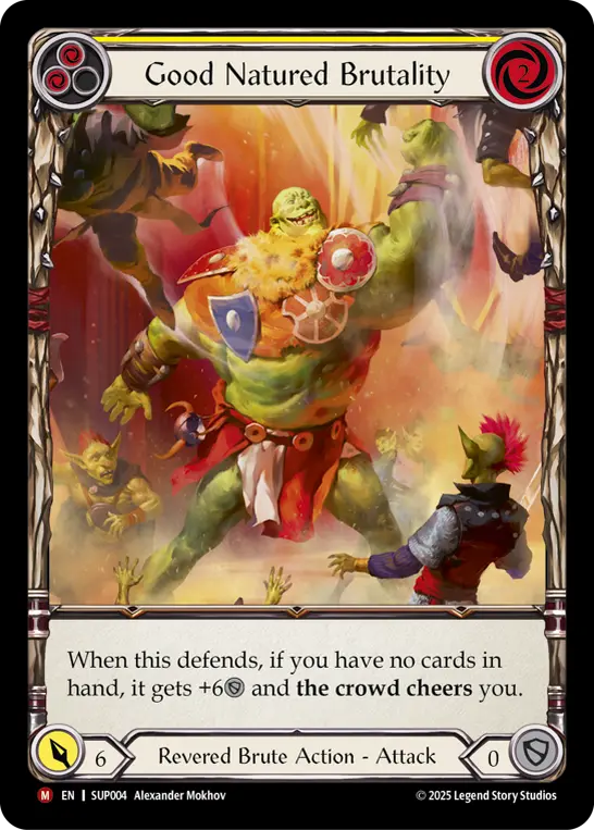 Good Natured Brutality (Yellow)