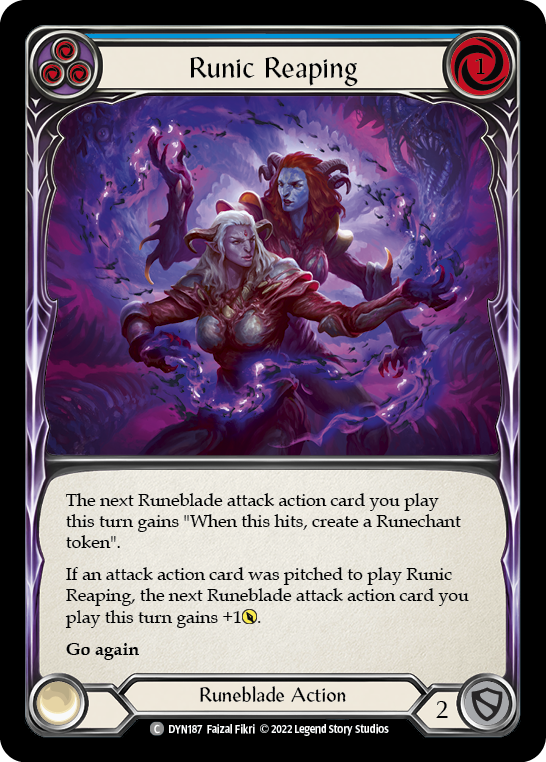 Runic Reaping (Blue)