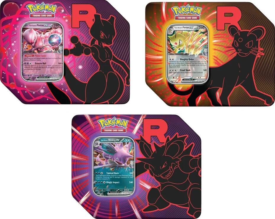Team Rocket Tin [Set of 3]