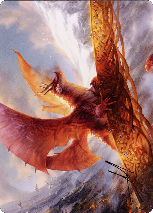 Goldspan Dragon Art Card