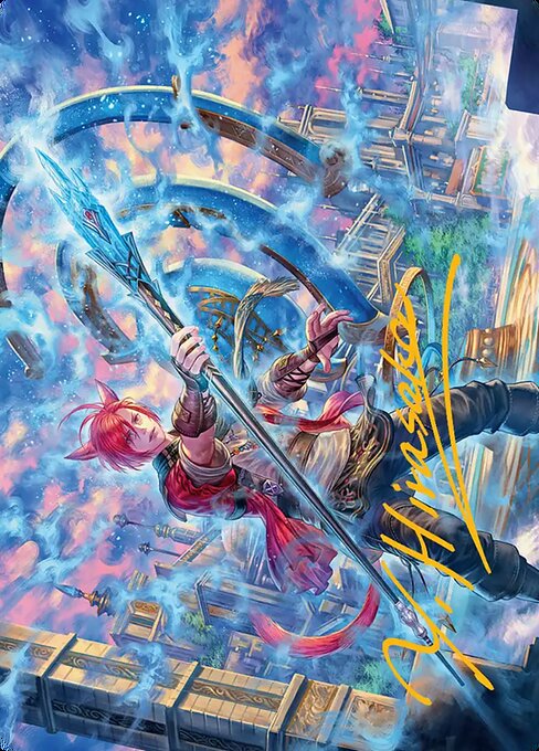 G'raha Tia, Scion Reborn Art Card