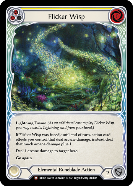 Flicker Wisp (Yellow)