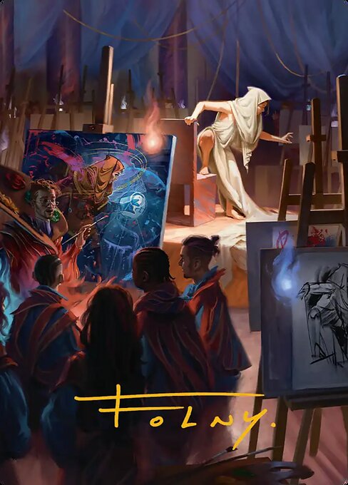 Archaeomancer Art Card