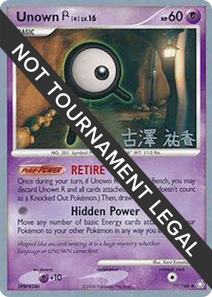 Unown R