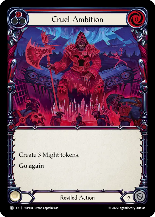 Cruel Ambition (Red)