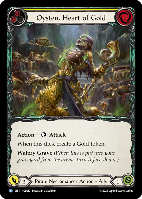 Oysten, Heart of Gold (Yellow)
