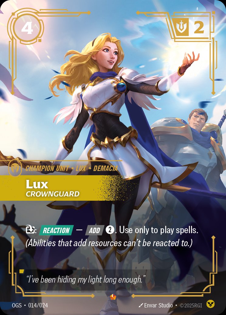 Lux, Crownguard