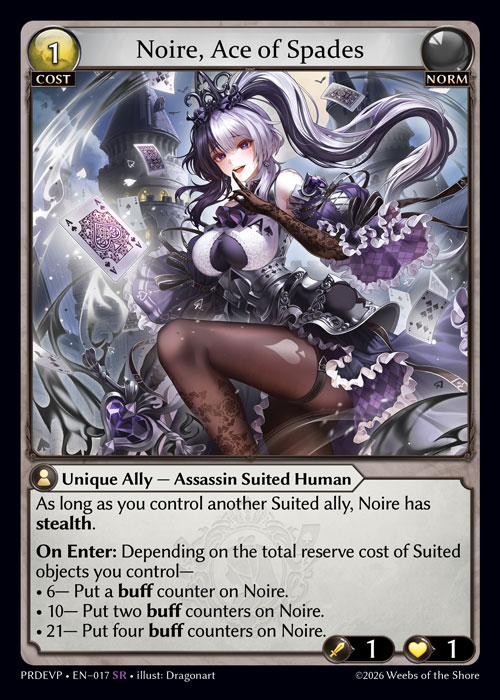 Noire, Ace of Spades