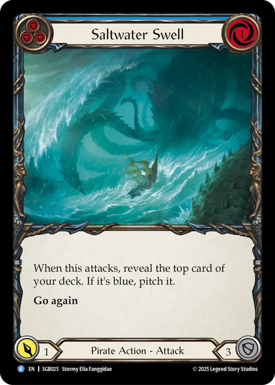 Saltwater Swell (Blue)