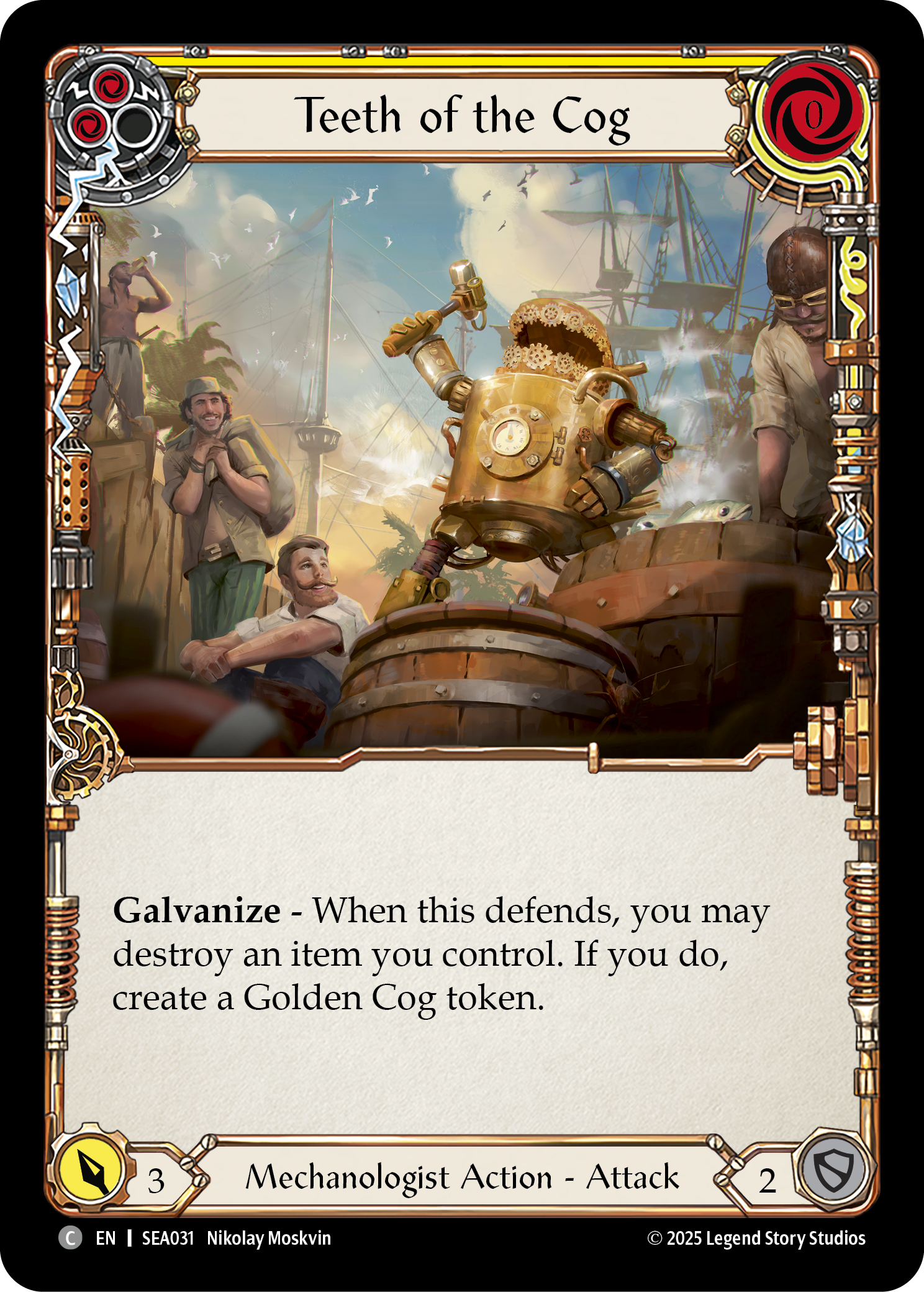 Teeth of the Cog (Yellow)