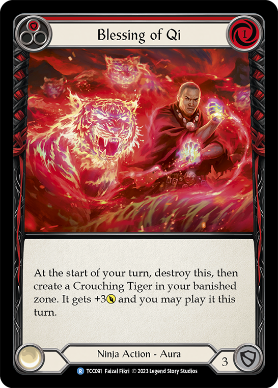 Blessing of Qi (Red)