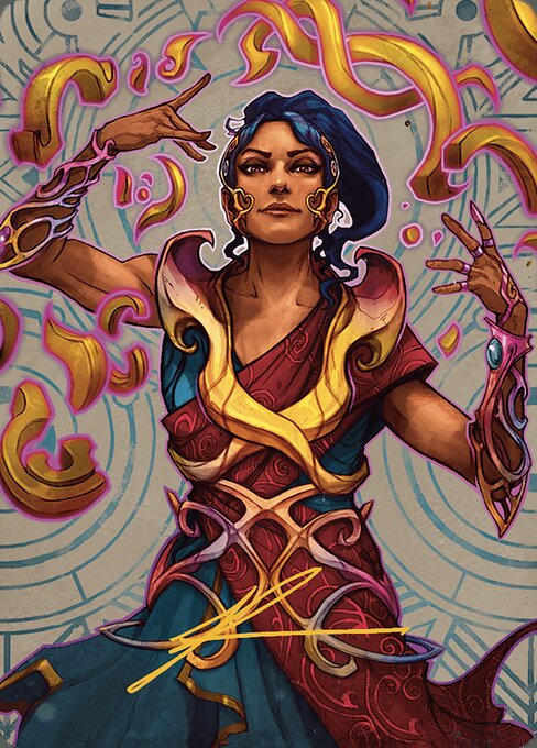Saheeli, the Sun's Brilliance Art Card