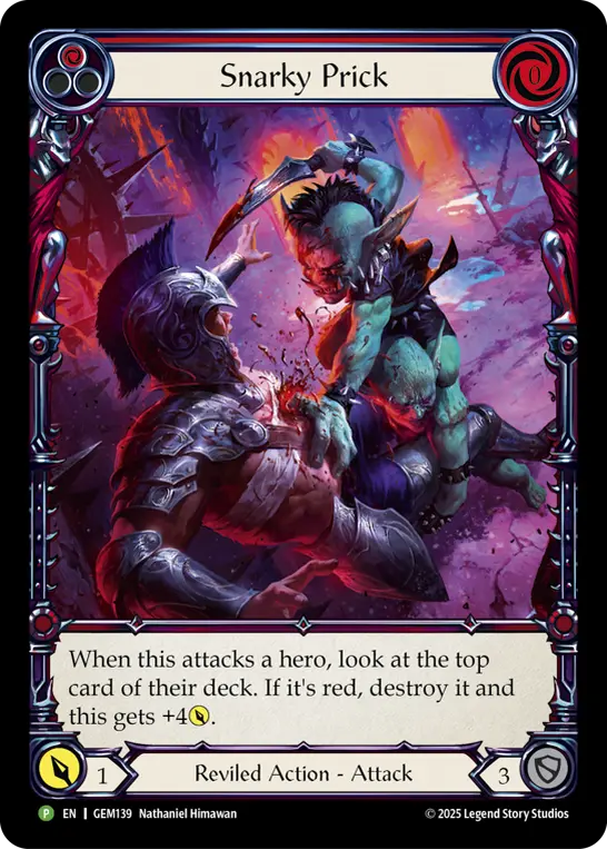 Snarky Prick (Red)