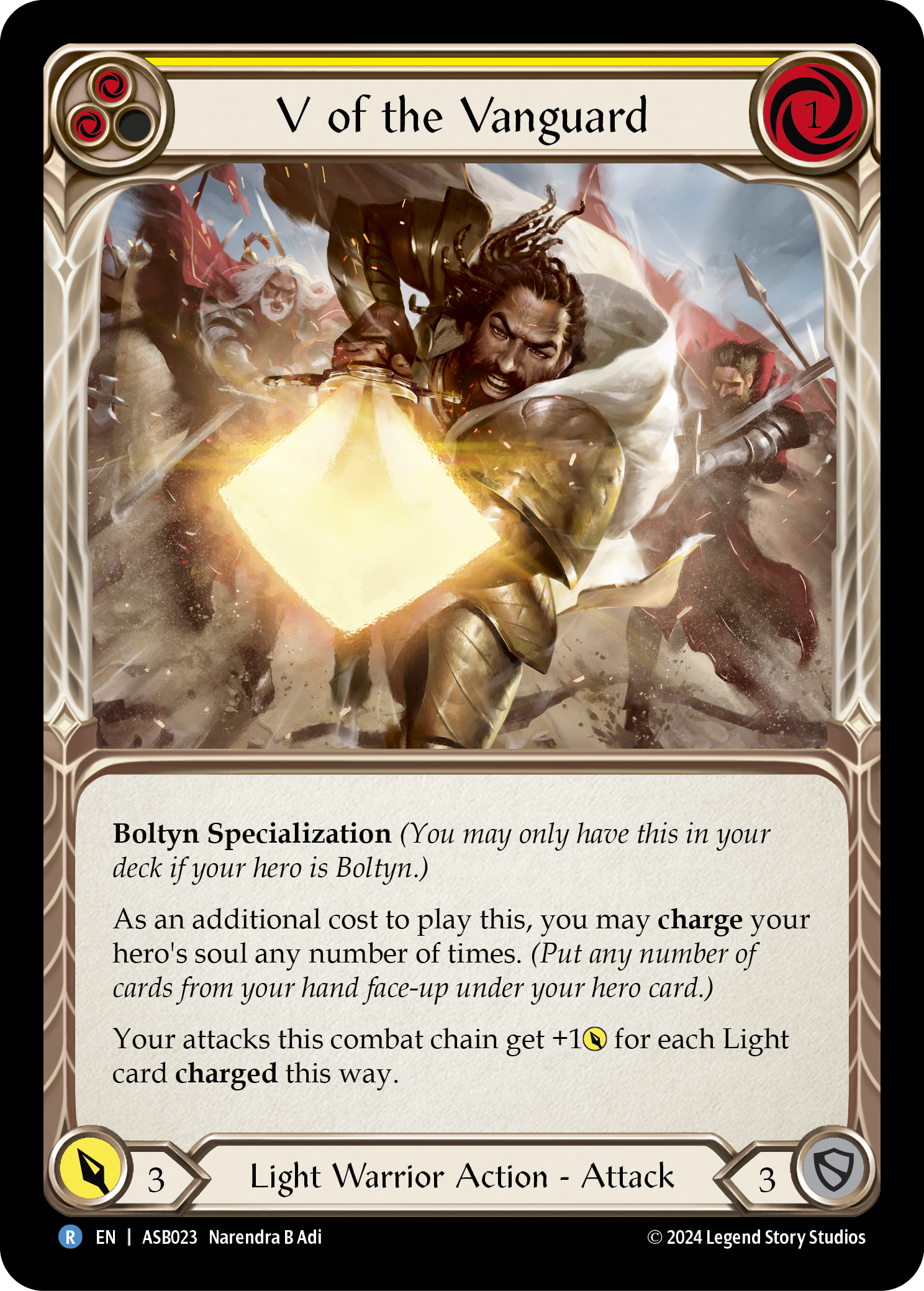 V of the Vanguard (Yellow)