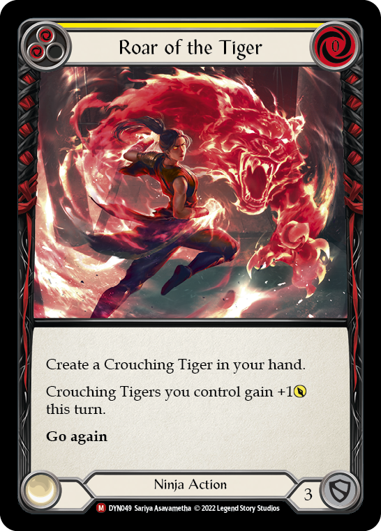 Roar of the Tiger (Yellow)