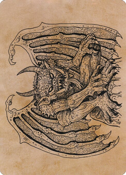 Cloister Gargoyle Art Card