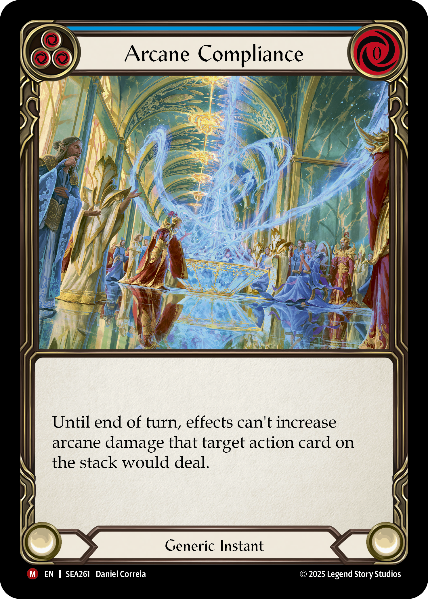 Arcane Compliance (Blue)