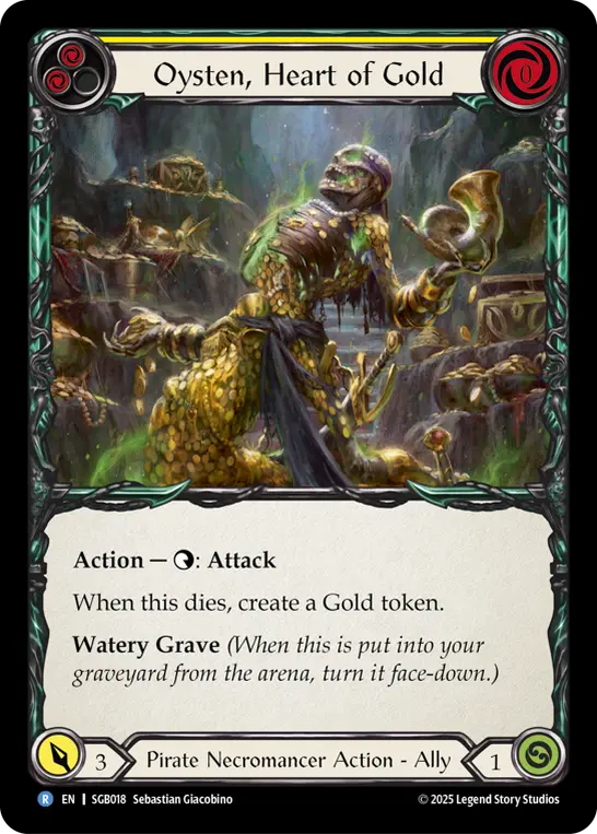 Oysten, Heart of Gold (Yellow)