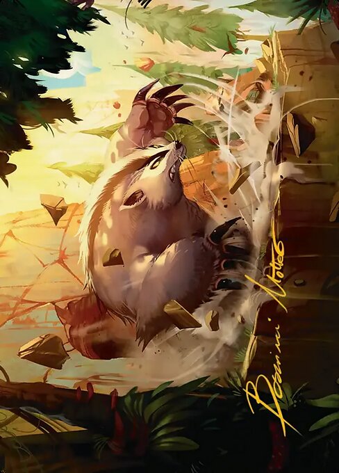 Badgermole Art Card