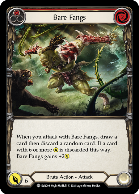 Bare Fangs (Red)