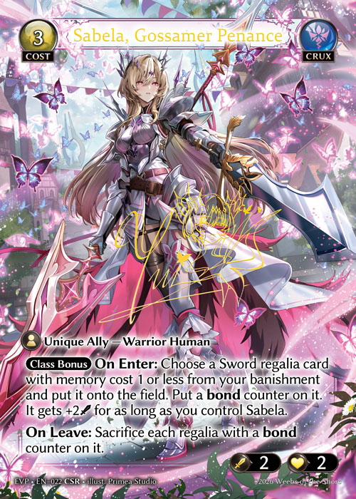 Sabela, Gossamer Penance